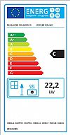 Χυτήρια Μισαηλίδη T-80 ECO 22,2 kw Στρόγγυλο με πόρτα συρόμενη ανοιγόμενη