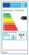 Χυτήρια Μισαηλίδη T-75 BG ECO 45-75 Πλαϊνό Τζάμι 43 cm 14,4 kw Corner με πόρτα ανοιγόμενη